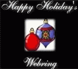 Happy Holiday's Ring